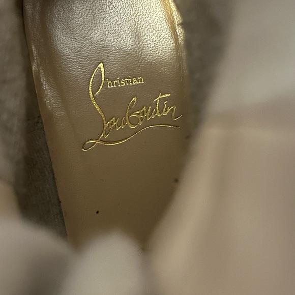 Christian Louboutin biker combat boots black ankle boots - Picture 9 of 14